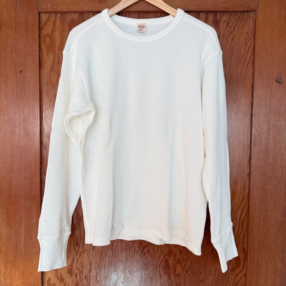 Buck Mason Toughknit Thermal Long Sleeve Crew shirt. - Picture 5 of 8